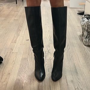 Zara Knee High Leather Boots